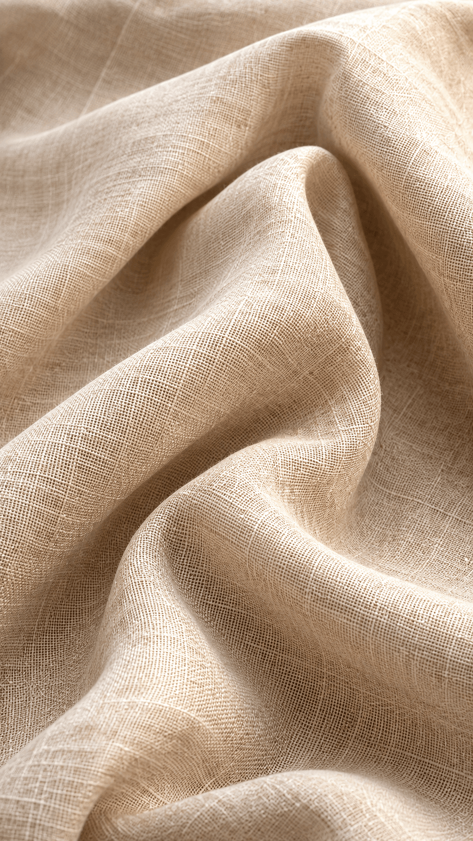Warm ivory premium linen