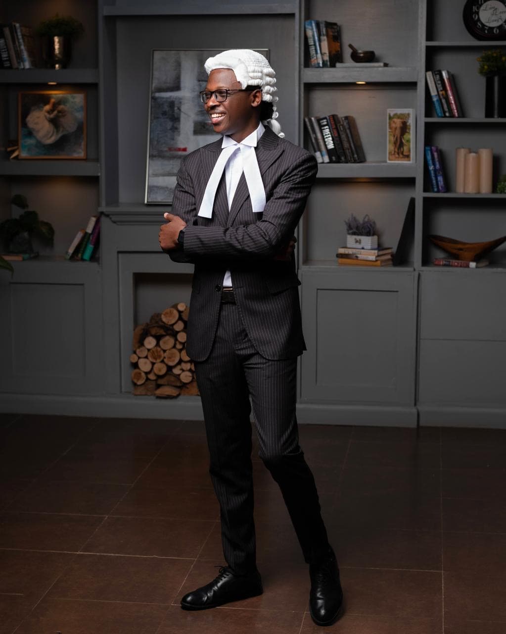 Pinstripe tailoring by Dulo Attires
